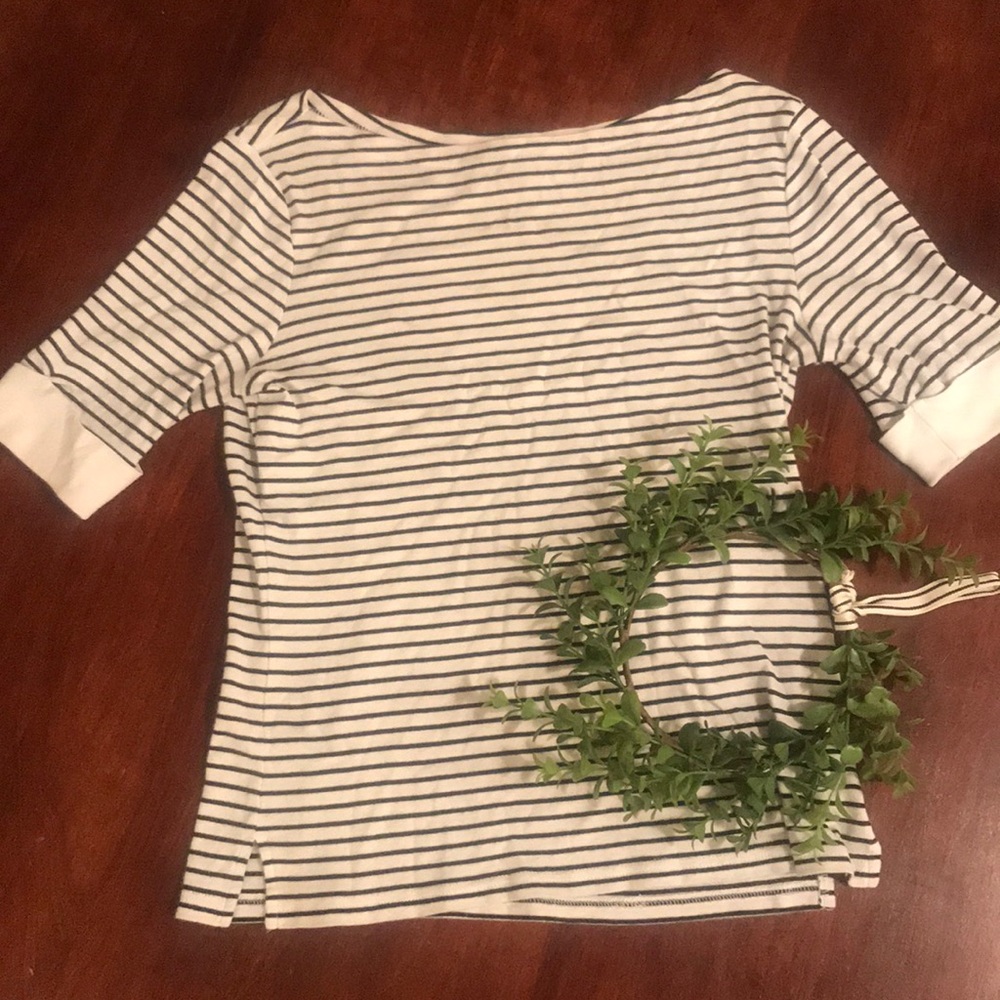 💥last chance💥🌿 Ralph Lauren 🌿 3/4 striped top